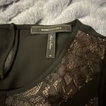 BCBGMAXAZRIA  Black Lace Detail Blouse Photo 2