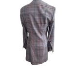 Parker  Plaid Side Button Blazer Dress Size 8 Photo 4