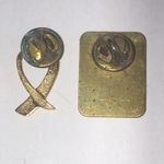 Vintage Gold Tone Volunteer Pins Set Photo 3