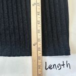 H&M Ribbed Bodycon Dress Long Sleeve Mini Dress Casual Black Womens Small Photo 7