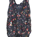 Free People  Womens M Black Sun's Out Halter Crop Top Photo 3