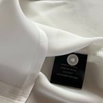 Vera Wang Simply Vera  Women’s White Pleated Popover Sz L Photo 6