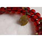 Source Unknown Rare Vintage Religious Catholic Aurora Necklace Clip Earrings & Coil Bracelet Photo 9