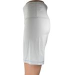 Aritzia TNA Women's White High Waisted Yoga Workout Athletic Biker Shorts Size L Photo 1