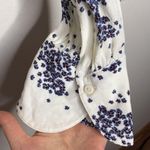 Ba&sh  Bruce microfloral print shirred v-neck blouse in ecru size M Photo 7