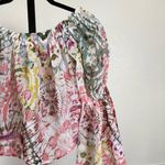 Live 4 Truth Festival Romantic Boho Crop Top Off Shoulder Ruffle Lightweight Medium Western Photo 2