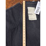NEW PTCL Womens Black Wash Straight Wide Leg Jeans 28 Sustainable Denim Pants Photo 8