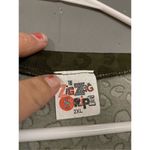 The Zig Zag Stripe Green Animal Print Short Sleeve Crew Neck Top Size 2XL Photo 2