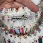 Desigual White D Minor Floral Peasant Blouse Sz.XXL Photo 6