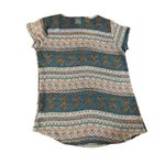 H.I.P. happening In the present Floral Med Sheer Blouse size medium Photo 1