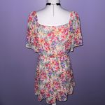 Peach Love California NEW Floral Ruffle Dress Photo 11