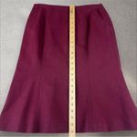 Moschino  Cheap and‎ Chic Pencil A-Line Flip Skirt Size US 10 Burgundy Photo 5