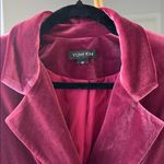 Yumi Kim  Velvet Suit Up Blazer Mini Dress in Burgundy Red XS Photo 8
