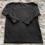 women’s gray Nike swoosh logo 3/4 sleeve organic cotton shirt, size XS Photo 6