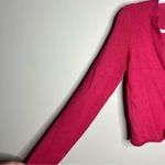 Garage ‎ Pink Ribbed Long Sleeve V-Neck Cardigan Photo 6