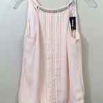 EXPRESS Pintuck Sleeveless Jeweled/Beaded Chiffon Top Photo 0