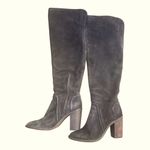 Vince Camuto Vince‎ Camuto Melaya Grey Blue Suede Knee High Block Heel Boots 9.5 M Photo 3
