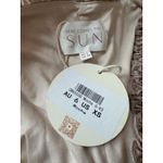 Here Comes the Sun Stunning  Velvet Beige Midi Dress Size XS NWT Photo 6