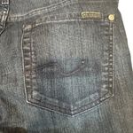 7 For All Mankind Blue Straight Leg Classic Cotton Blend Denim Jeans Women Sz 27 Photo 8
