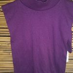 Paris Royal Dragon Purple Dickie Neck Top One Size Photo 0