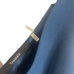 Tahari Womens Size 2 XS Blue V Neck Sheath Career Dress Photo 4