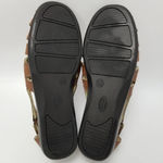 Dr. Scholls Womens Breezeway Loafer Flat Shoes Brown Leather Cut Out 10 M Photo 9