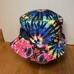Tie Dye Hat Bucket Multicolor Rainbow Psychedelic Festival Streetwear Mens Photo 0