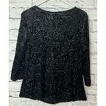 Notations Y2K Clothing Co by  black bejeweled top size L. Photo 4
