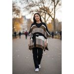 Trina Turk Kimono Sweater Belted Poncho Size M Workwear Everyday Coat Jacket # Photo 1