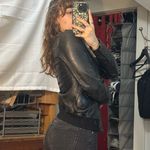 Gap Faux Black Leather Jacket Photo 1