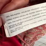 Mango Mng Suit Womens size 6 Drop Waist Sleeveless Beaded Day Mini Dress Red Photo 10