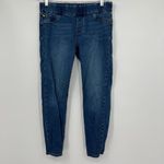 Liverpool Jeans Company Liverpool pull on blue jean denim leggings slimming basic size 10 petite Photo 6