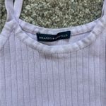 Brandy Melville  Lilac Ribbed Tank Photo 1