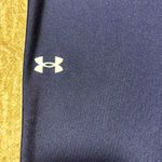 Under Armour 1X  Leggings Navy Blue Womens Compression Heat gear Capri Photo 2