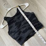 Athleta Crop Tank Top conscious camo workout womens Black Gray (small) gym sport Photo 3