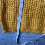 Rachel Parcell  Ruffle Shoulder Pointelle Sweater Yellow Photo 9