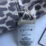 Johnny Was NWT  Calme Endurance Reversible Sports Bra  Black/ Cheetah Sz L Photo 5