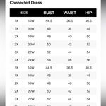 Connected Apparel Plus Size V-Neck 3/4-Sleeve Sheath Dress Green Women’s Sz 18W Photo 8