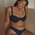 MONTCE Black Rib Lulu Bikini Bottom, Size Medium, Black Rib, $96 Photo 7