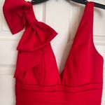 Mac Duggal Bow Shoulder V-Neck Gown Photo 5