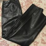 Princess Polly Black Faux Leather Pants Photo 0