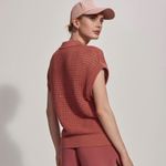 Varley  Otto Knit Sweater Vest Top NEW Size Large Short Sleeve Photo 2