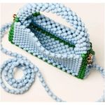 Kate Spade NEW Colorblock Beaded Crossbody Bag - new york x Target Green/Blue Photo 2