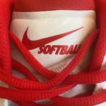 Nike Softball Metal Cleats Lunar Hyperdiamond 3 Pro White and Red Photo 7