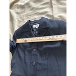 Le Suit  Women's Blazer Jacket Black Striped Size 10 Suit Separate Long Sleeve Photo 9