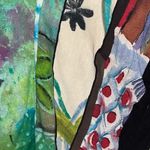 Handmade Vintage Funky Fabrics Multicolor Hand Dyed Artistic Jacket shirt jacket Photo 8