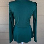 Anggrek Ruffle Peplum Long Sleeve Top NWT Size M Size M Photo 5
