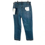 Boyish  Medium Wash The Quincy Split Cropped Straight Leg Jean Photo 2