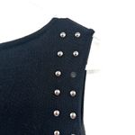 Sioni Size Medium Dress Black Studded Sleeveless Maxi Sheath Punk‎ Goth Rock Photo 3