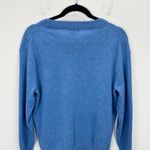 J.Crew NEW Cashmere Relaxed Crewneck Sweater Oversized Heather Twilight XXS Photo 10